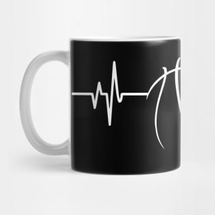 Basketball heartbeat - Cool Funny Basketball Lover Gift Mug